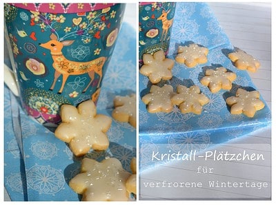Kristall-Plätzchen für verfrorene Wintertage