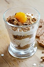 Weihnachtliche Spekulatius-Crème im Glas