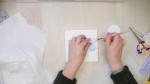 3D Buchstaben auf Leinwand