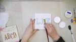3D Buchstaben auf Leinwand