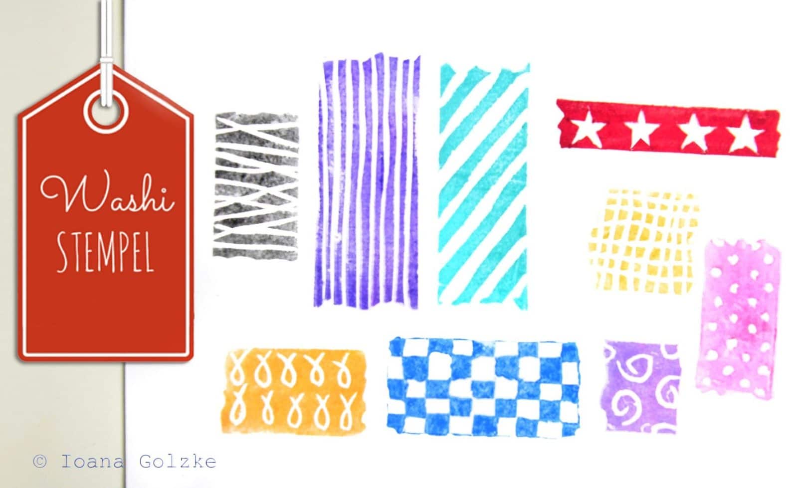 Easy-peasy DIY Washitape Stempel