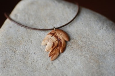 Blatt aus Rebholz Blatt aus Rebholz