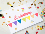 A la carte – Einladung und Happy Birthday