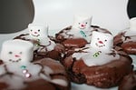 Schneeemann-Cookies