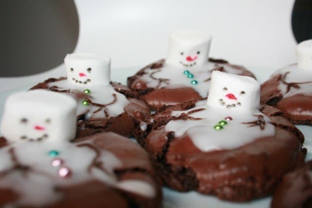 Schneeemann-Cookies