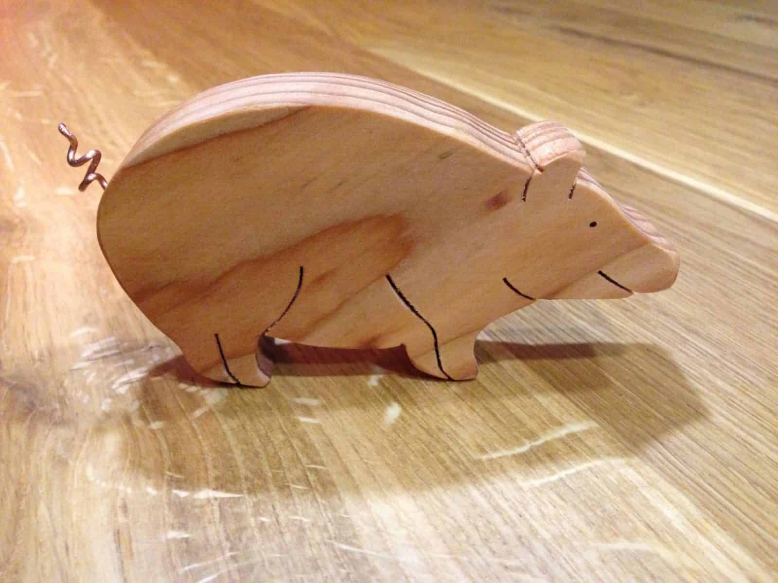 Tolle Holztiere aus Reststücken sägen