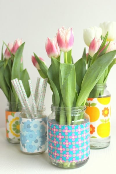 DIY - schnell und günstig neue Vasen basteln