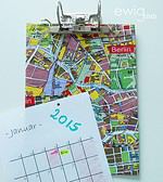 Schneller Kalender aus altem Aktenordner