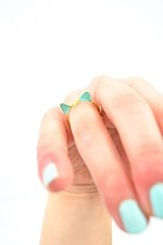 DIY Katzenring aus Draht und Nagellack