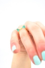 DIY Katzenring aus Draht und Nagellack
