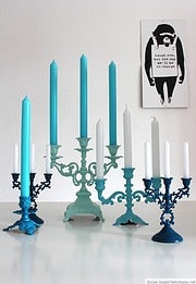 Aufgemöbelt: Kerzenständer-Sammlung