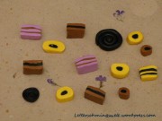 Süßigkeiten-Magneten/ Schlüsselanhänger aus Fimo