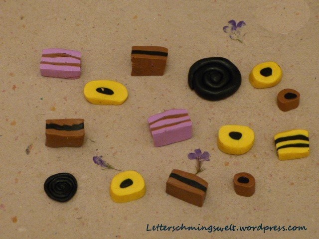 Süßigkeiten-Magneten/ Schlüsselanhänger aus Fimo
