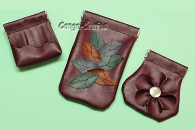 DIY - Schnappverschlusstasche aus Kunstleder