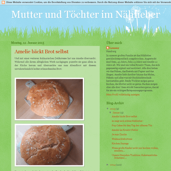 Mutter und Töchter im Nähfieber und Töchter im Nähfieber