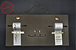 Kalender und Notizen in Messing