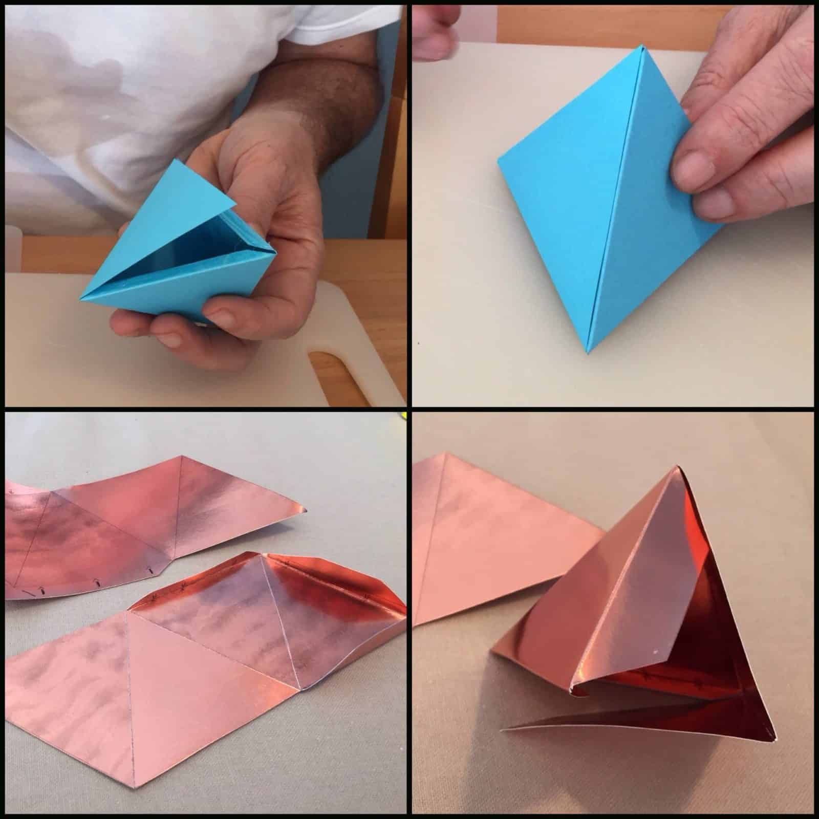 schwebende Pyramiden
