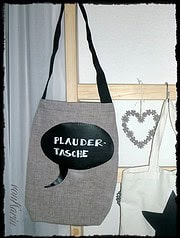 Plauder-Tasche mit Tafelfolie