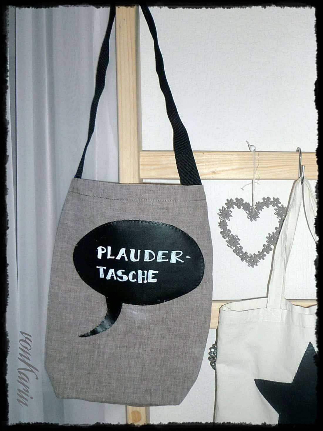 Plauder-Tasche mit Tafelfolie
