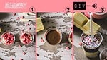 coole Milchtüte trifft heiße Schokobraut