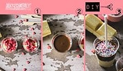 coole Milchtüte trifft heiße Schokobraut