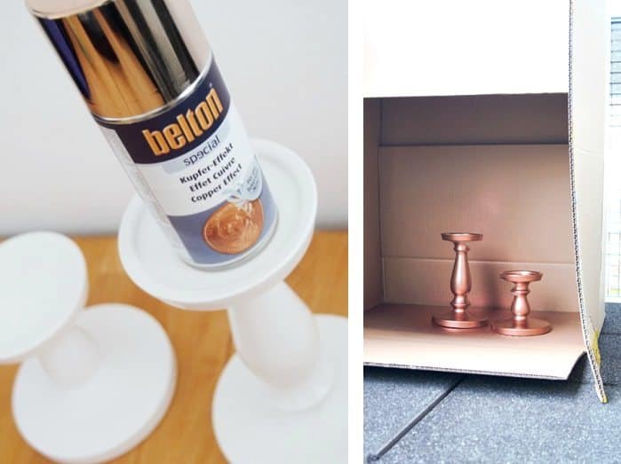 IKEA Hack – Kupfer Kerzenständer