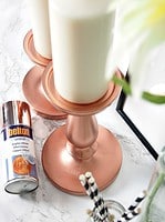 IKEA Hack – Kupfer Kerzenständer