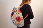 2 in 1. Rucksack und Handtasche.