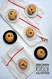 Zitronen-Kirsch-Muffins