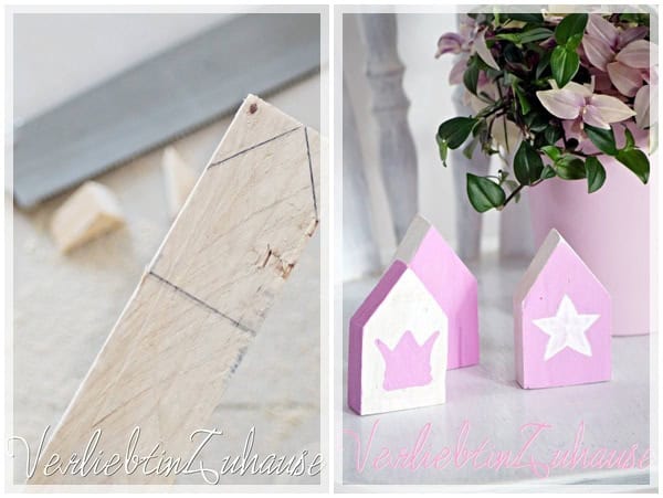 Deko Haus aus Holz {DIY}