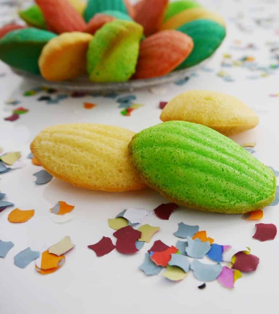 Bunte Madeleines von den [Foodistas]