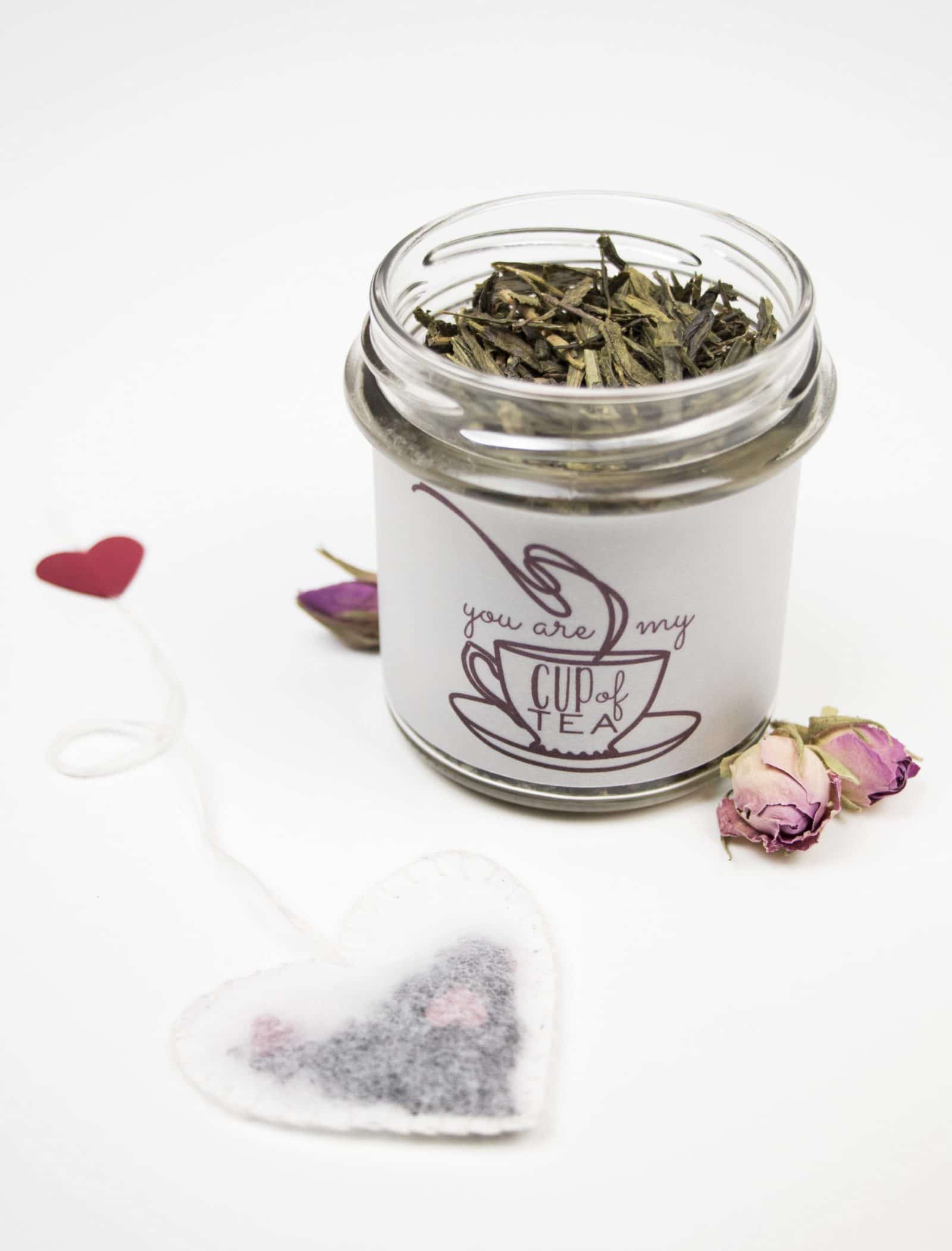 You are my cup of tea! – Geschenkidee zum Valentinstag + Freebie