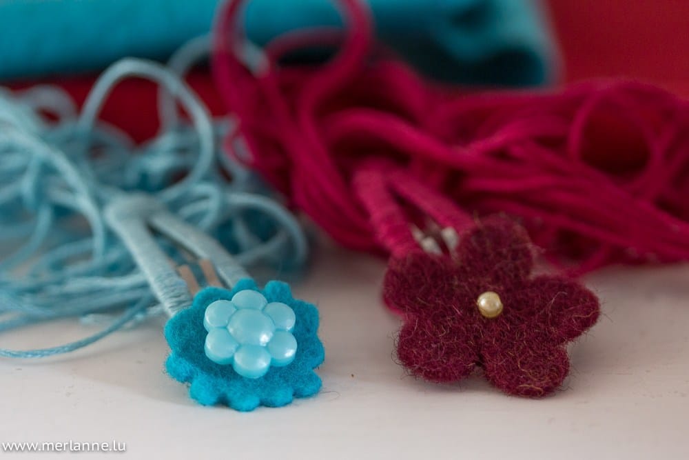 Haarclips selber gestalten