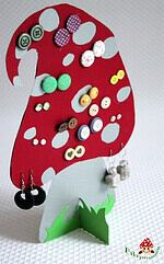 DIY Ohrringhalter aus Papier