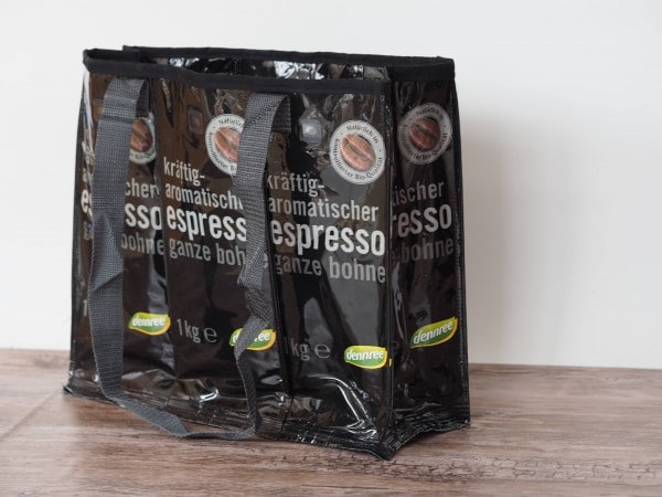 Kaffetütentasche Tasche aus Kaffeetüten Upcycling 