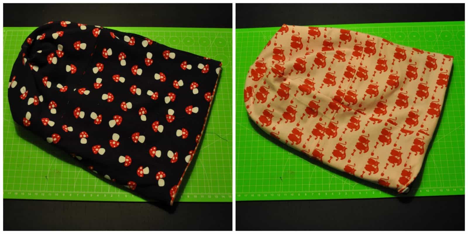 Beanie aus Stoffresten