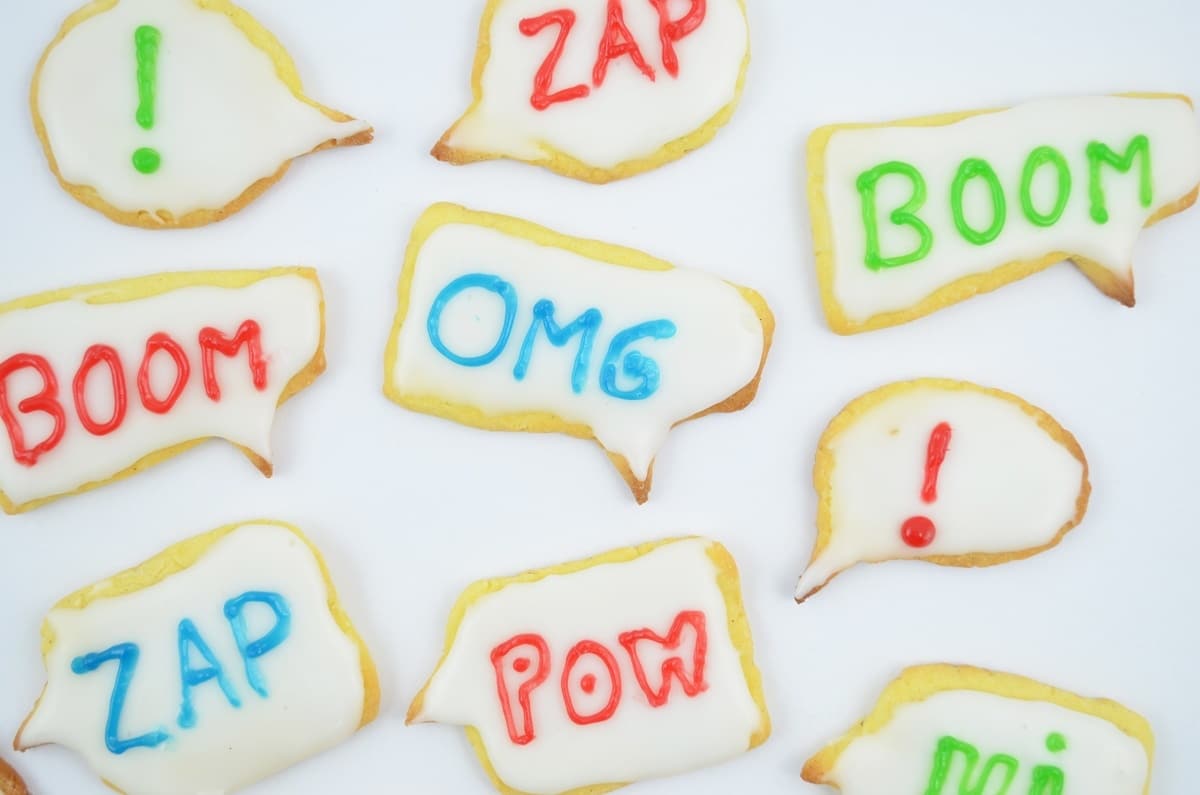Pow Bam Zap! Lasst die Kekse sprechen