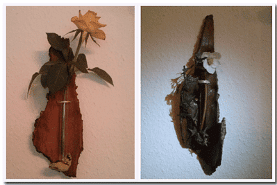 Holz-Vasenhalter