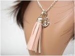 DIY Leder-Tassel: Ohrringe und Kette selbstgemacht