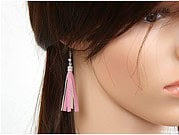 DIY Leder-Tassel: Ohrringe und Kette selbstgemacht