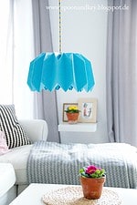 DIY Plissee Lampenschirm in 10 Schritten