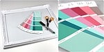 DIY Wandkalender aus Farbkarten
