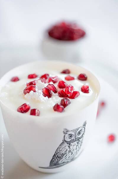 Granatapfel-Joghurt! Mmmmhhh ... so lecker!
