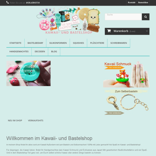 Kawaii und Bastelbedarf für Dich! – Kawaii- und Bastelshop!