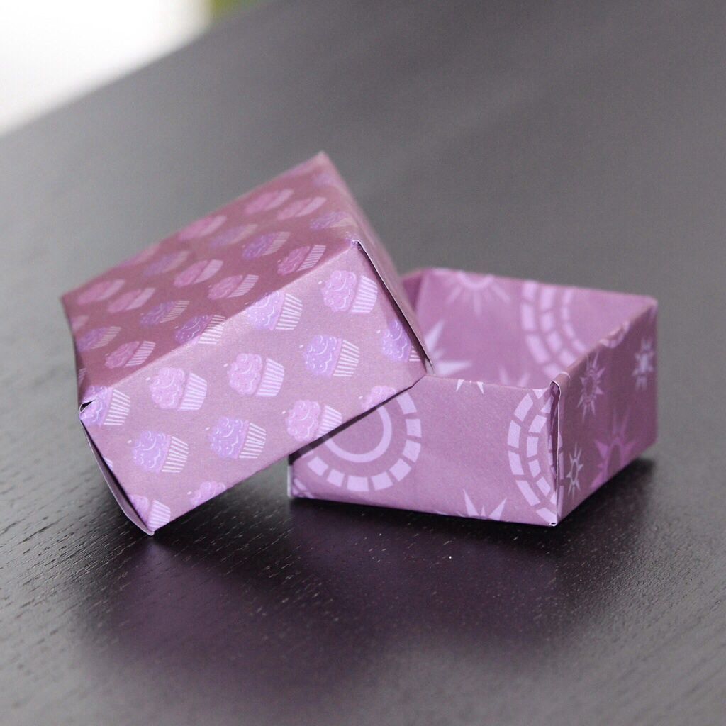 Origami Box falten - HANDMADE Kultur