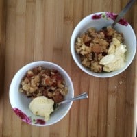 Backen für Ungeduldige: Apple Crumble