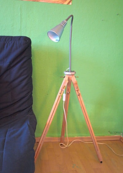 DIY upcycling Lampe