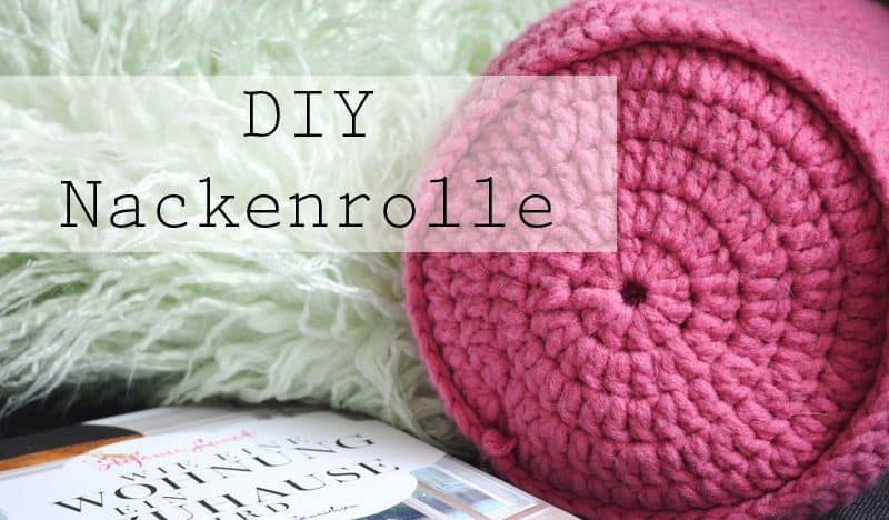 Dekorative DIY Nackenrolle häkeln