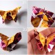 Origami Schmetterling aus Stoffresten nähen