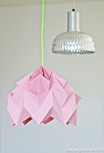Plissee- Lampe